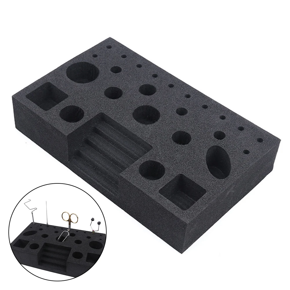 Part Tool Holder Tool Station Tying Useful Vise Black EVA Fly Fly Fishing Foam Professional Strapped Accessory
Part Tool Holder Tool Station Tying Useful Vise Black EVA Fly Fly Fishing Foam Professional Strapped Accessory