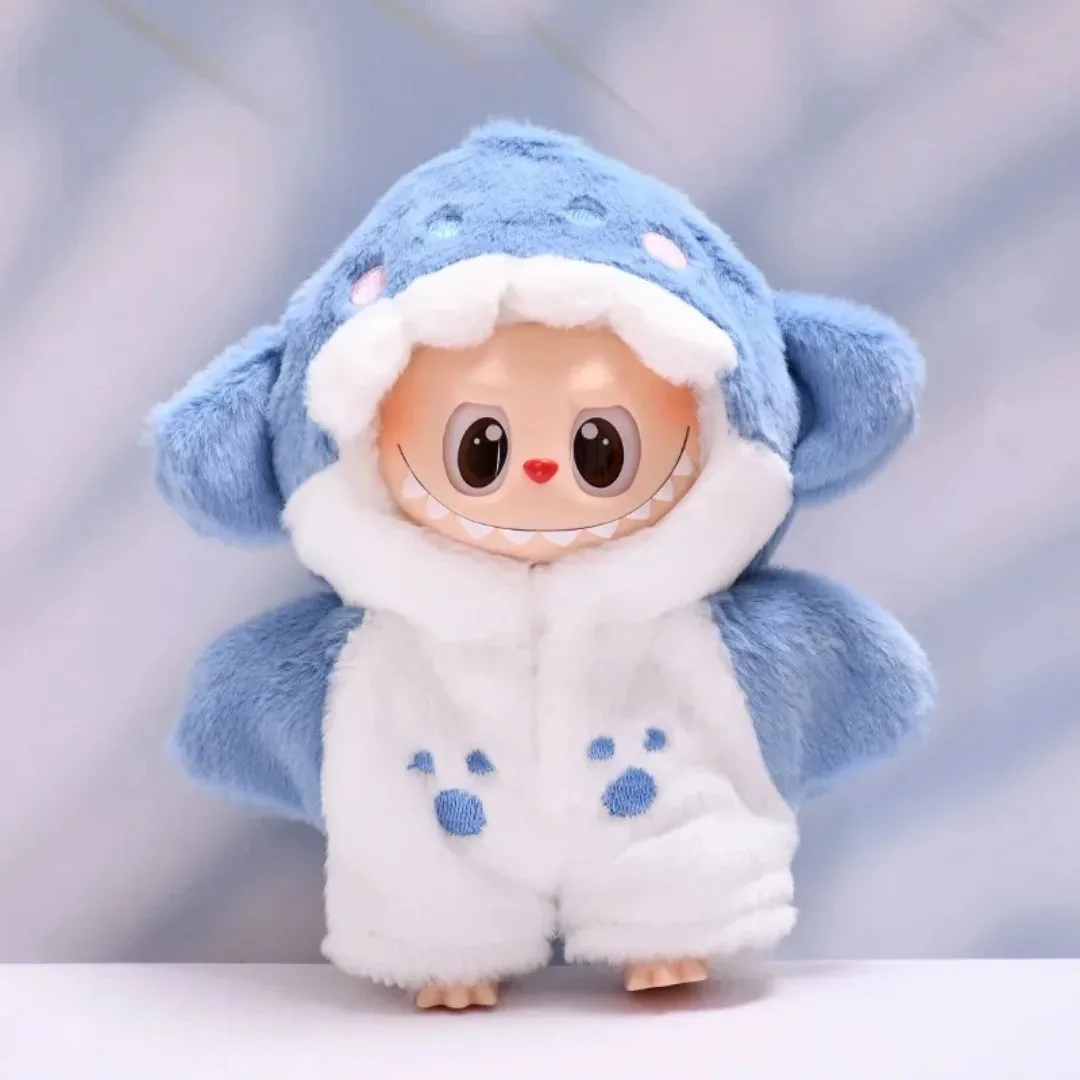 Only Labubu Doll Clothes For 15-17CM Mini Plush Doll Shark Suits Cosplay Dolls Accessories Sitting Party Gifts (No Doll)
Only Labubu Doll Clothes For 15-17CM Mini Plush Doll Shark Suits Cosplay Dolls Accessories Sitting Party Gifts (No Doll)