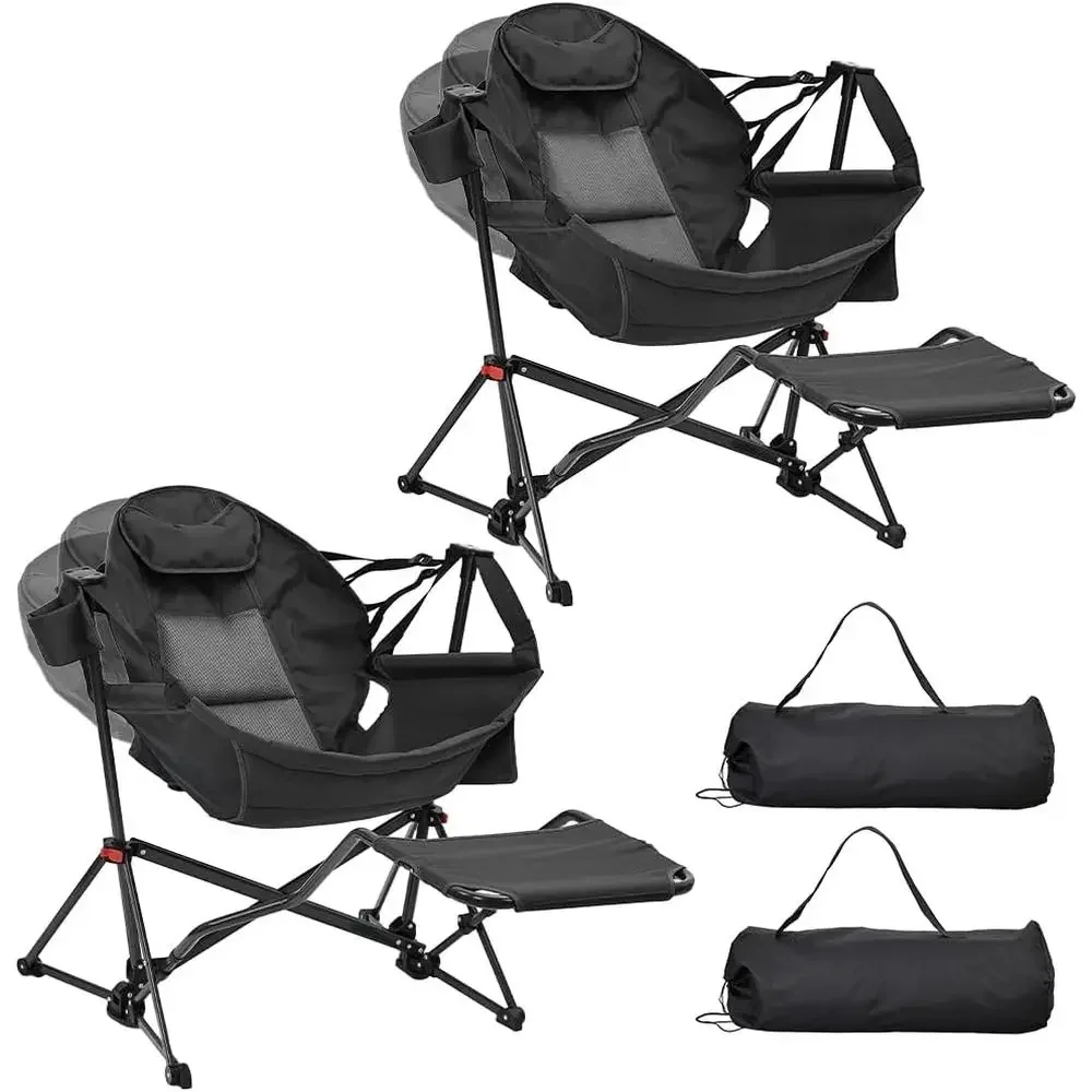Portable Heavy-Duty Rocking Hammock Chairs with Cup Holder and Pillow, Ideal for Outdoor Camping, Patio, and Poolside in Black (
Portable Heavy-Duty Rocking Hammock Chairs with Cup Holder and Pillow, Ideal for Outdoor Camping, Patio, and Poolside in Black (