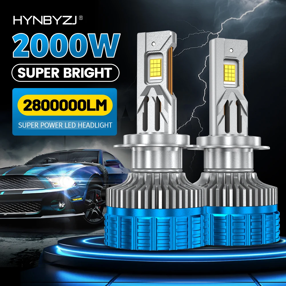 2000W H7 LED Headlight 2800000LM LED Canbus Car Lamps H1 H4 H11 H8 9005 9006 9007 9008 9012 Fog Lamps Car Light 7 Copper Tube
2000W H7 LED Headlight 2800000LM LED Canbus Car Lamps H1 H4 H11 H8 9005 9006 9007 9008 9012 Fog Lamps Car Light 7 Copper Tube