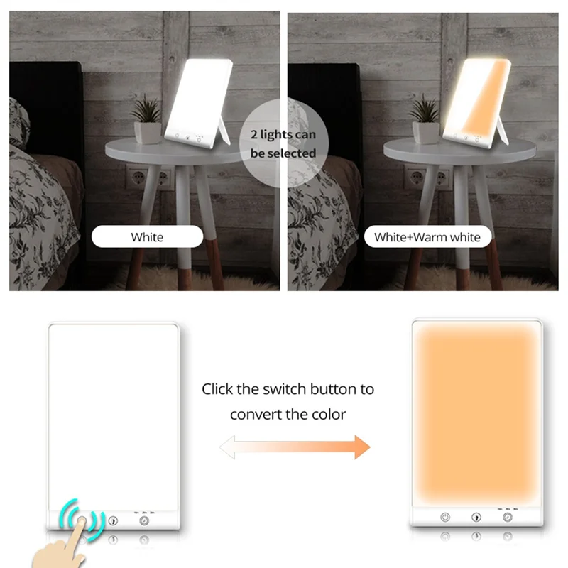 Light Therapy Lamp SAD Light LED Happy Mood Light Touch Dimmable Night Light, UV Free,Timer Function,For Home/TravellingAB32
Light Therapy Lamp SAD Light LED Happy Mood Light Touch Dimmable Night Light, UV Free,Timer Function,For Home/TravellingAB32