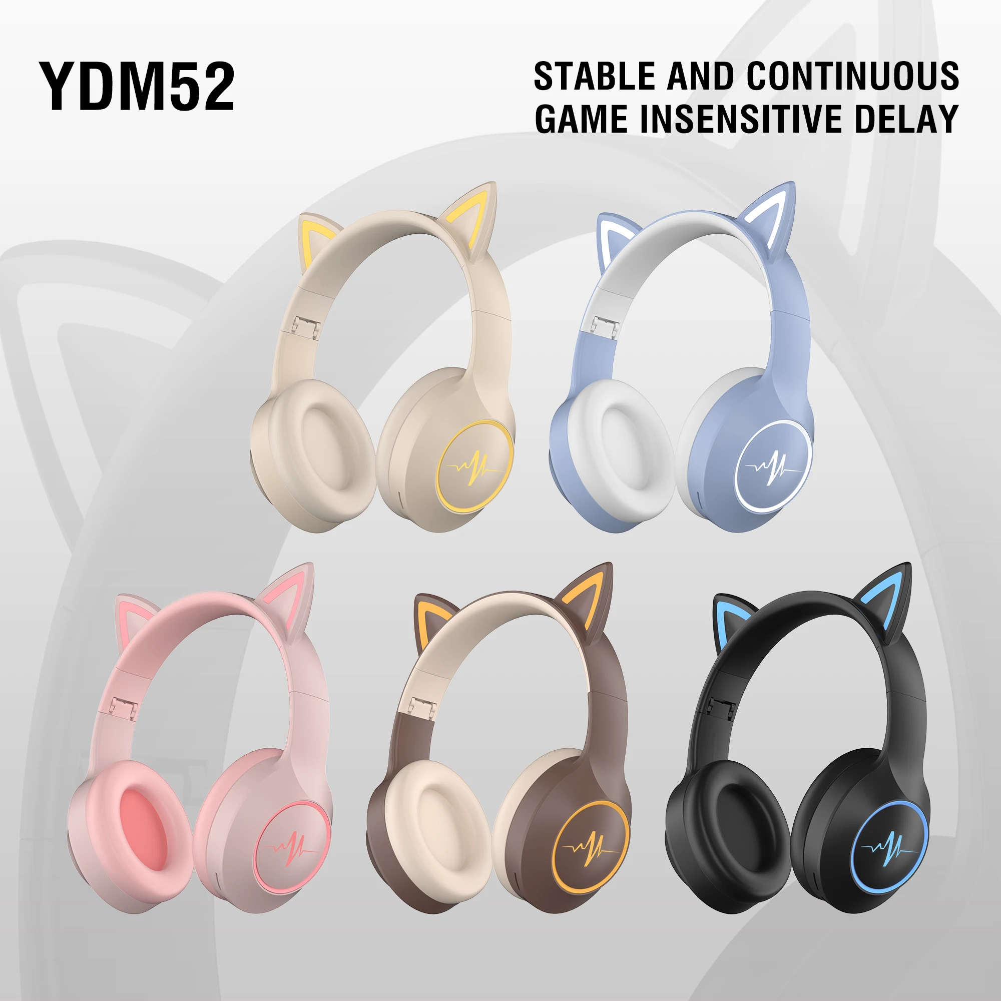 Wireless Headphones RGB cute cat ear Bluetooth Earphones with microphone Stereo Music Game Headset Earphone Girls Kids For Gifts
Wireless Headphones RGB cute cat ear Bluetooth Earphones with microphone Stereo Music Game Headset Earphone Girls Kids For Gifts