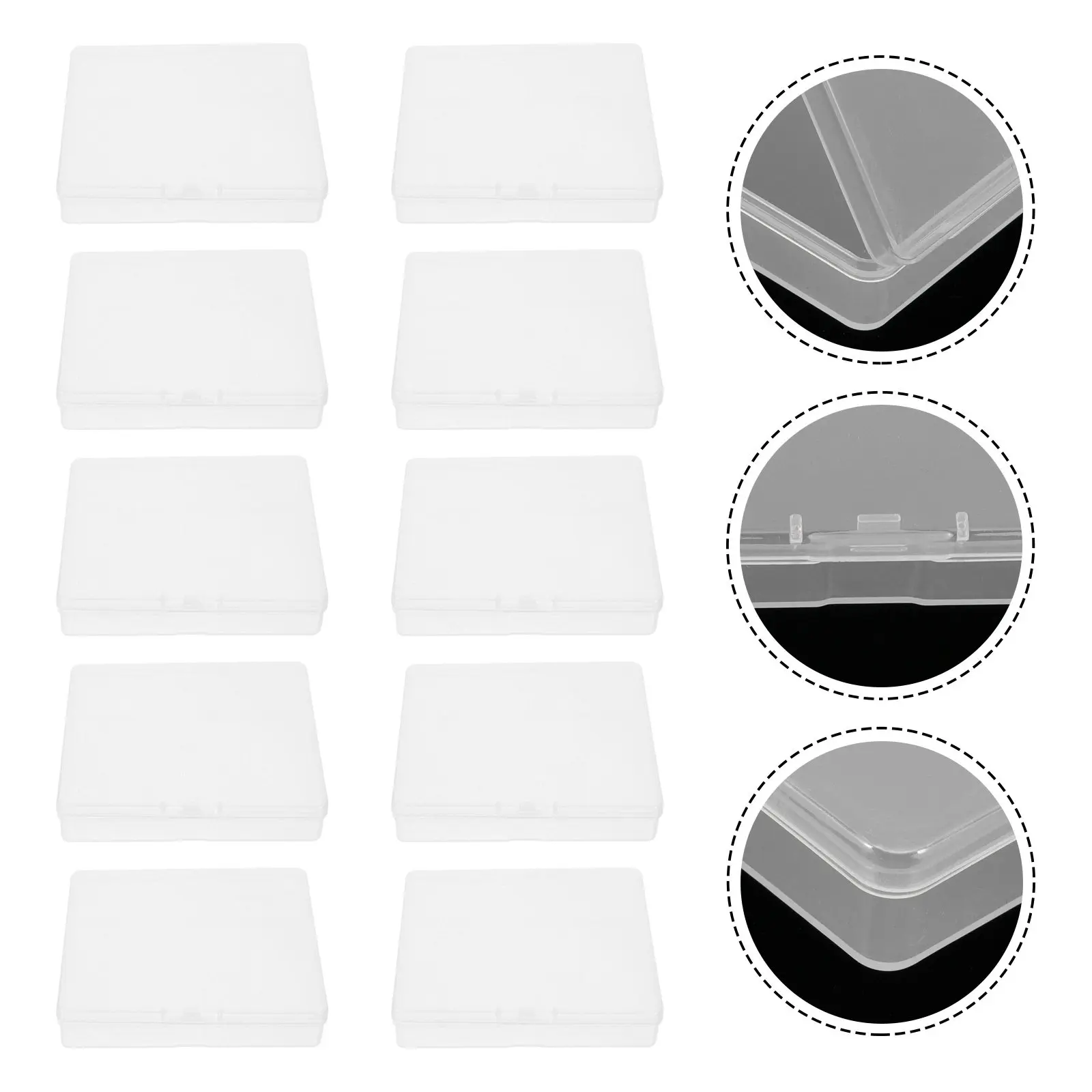 10Pcs Jewelry Storage Box Square Transparent Plastic Organizer Earring Ring Necklace Storage Case Dustproof Jewelry Display
10Pcs Jewelry Storage Box Square Transparent Plastic Organizer Earring Ring Necklace Storage Case Dustproof Jewelry Display