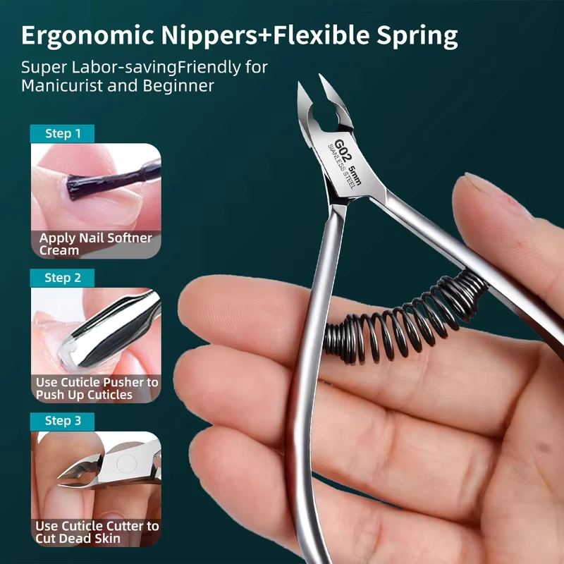 Professional Cuticle Trimmer Set, Super Sharp Dead Skin Scissors For Women And Men's Nail And Toenail Labor Saving Manicure Tool
Professional Cuticle Trimmer Set, Super Sharp Dead Skin Scissors For Women And Men's Nail And Toenail Labor Saving Manicure Tool