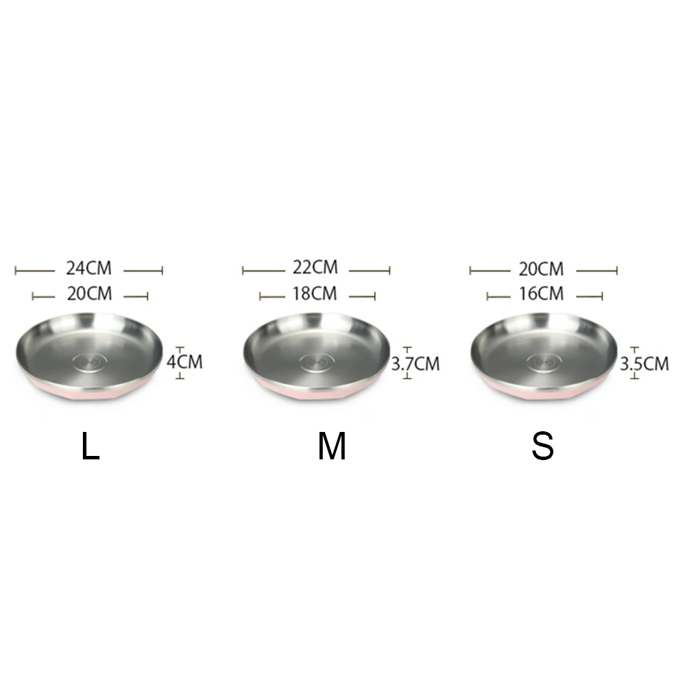 20Cm Round Stainless Steel Fruit Platter Serving Plate For Kitchen Home Restaurant Hotel Multi Use Food Plate Seafood
20Cm Round Stainless Steel Fruit Platter Serving Plate For Kitchen Home Restaurant Hotel Multi Use Food Plate Seafood