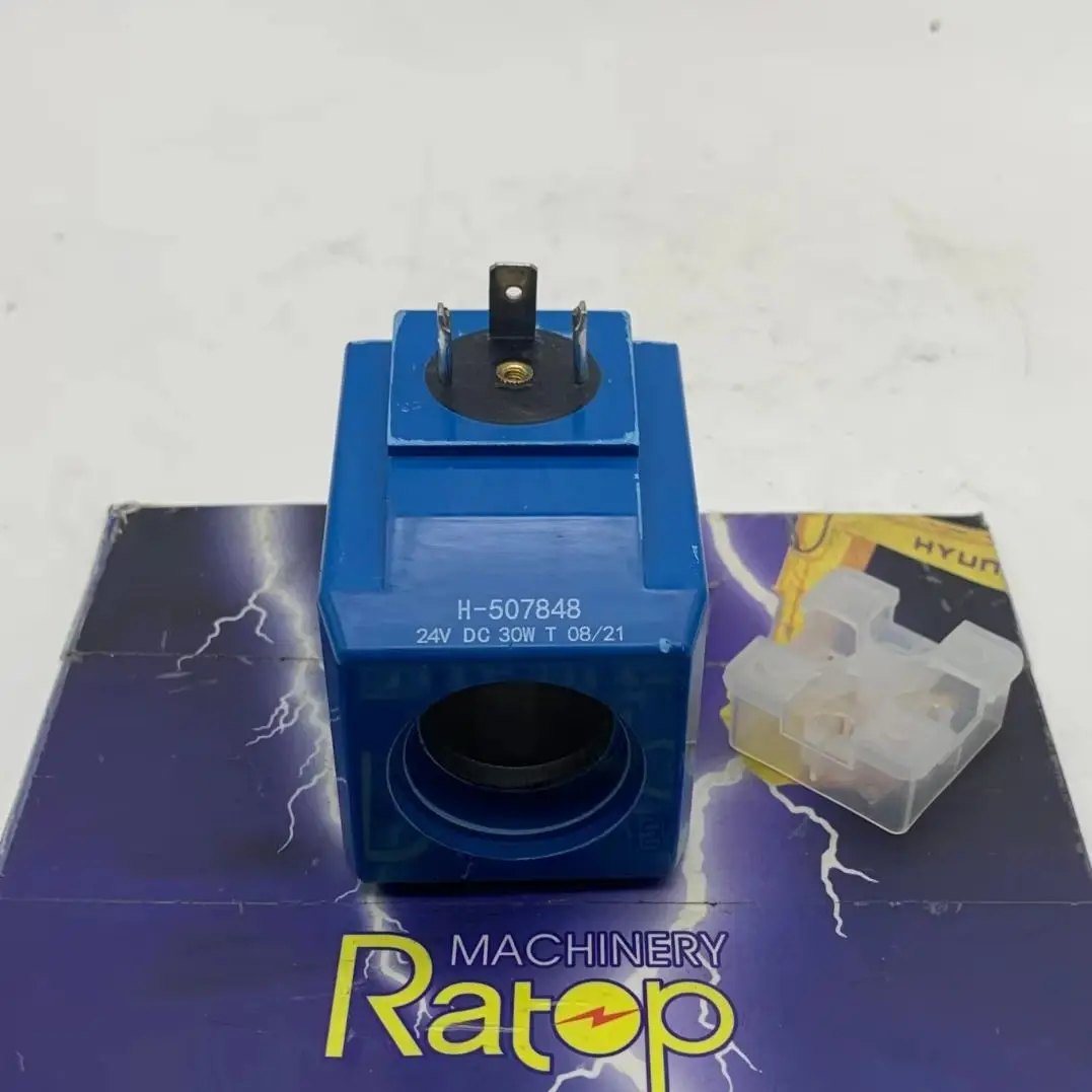 HIGH QUALITY Excavator Parts 24V DC 30W Solenoid Valve Coil H507848 H-507848 for vicker
HIGH QUALITY Excavator Parts 24V DC 30W Solenoid Valve Coil H507848 H-507848 for vicker