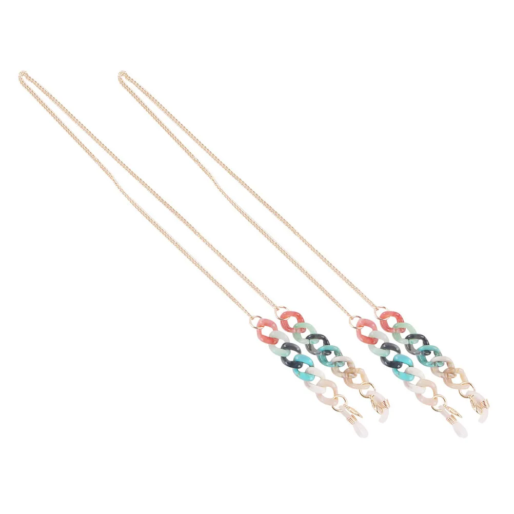 2Pcs EyewearRope Necklace Chain Luxury Pearl Acrylic FaceMaskChain Gauze DoubleBuckle GlassesHolder ForWomen AntiRust
2Pcs EyewearRope Necklace Chain Luxury Pearl Acrylic FaceMaskChain Gauze DoubleBuckle GlassesHolder ForWomen AntiRust