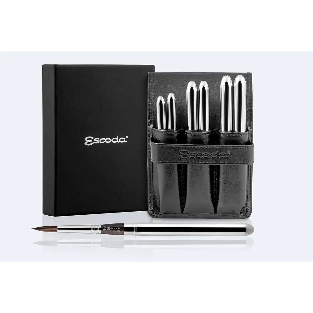 Набор Versàtil с 6 круглыми дорожными кистями для акварели Размер 2,4,6,8,10,12 6 кистей Синтетический Колинский круглый заостренный
Набор Versàtil с 6 круглыми дорожными кистями для акварели Размер 2,4,6,8,10,12 6 кистей Синтетический Колинский круглый заостренный