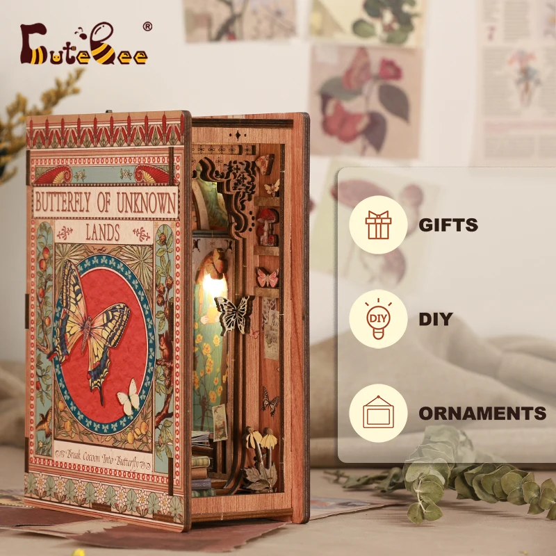 CUTEBEE Book Nook комплект для кукольного дома с детской бабочкой 3D Booknook DIY Вечный книжный магазин книжная полка вставка модель игрушки идеи подарков
CUTEBEE Book Nook комплект для кукольного дома с детской бабочкой 3D Booknook DIY Вечный книжный магазин книжная полка вставка модель игрушки идеи подарков