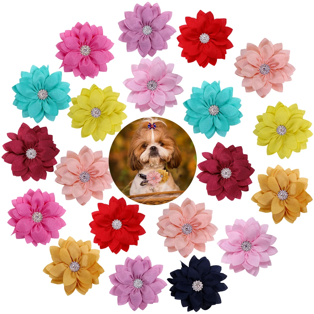 50pcs Wholesale Pet Dog Puppy Cat Collar Accessories Flower Dog Bows Slide on Add on Collar Party Wedding Dog Accessories
50pcs Wholesale Pet Dog Puppy Cat Collar Accessories Flower Dog Bows Slide on Add on Collar Party Wedding Dog Accessories