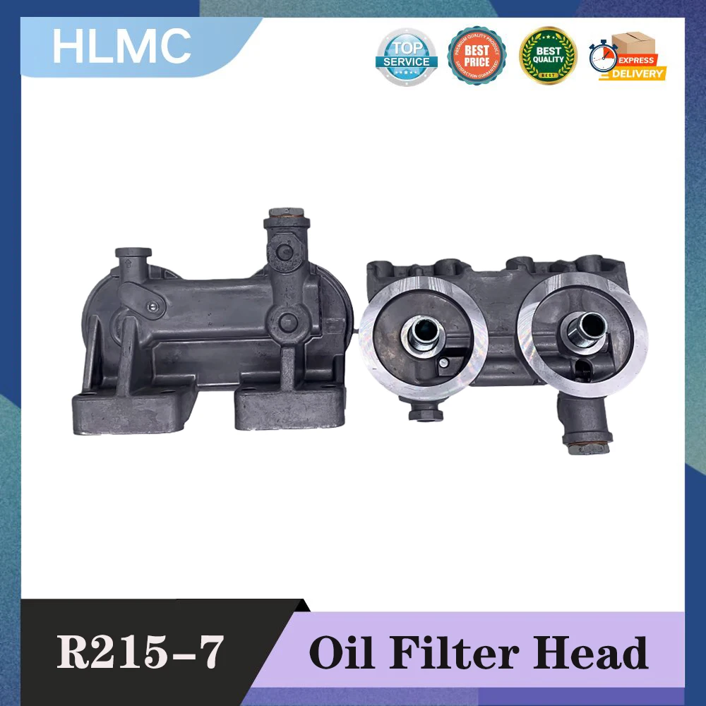 Construction Machinery Parts Excavator Fuel Filter Head Base for R215-7 Engine Oil Filter Housing Cabin Oil Filter Base
Construction Machinery Parts Excavator Fuel Filter Head Base for R215-7 Engine Oil Filter Housing Cabin Oil Filter Base