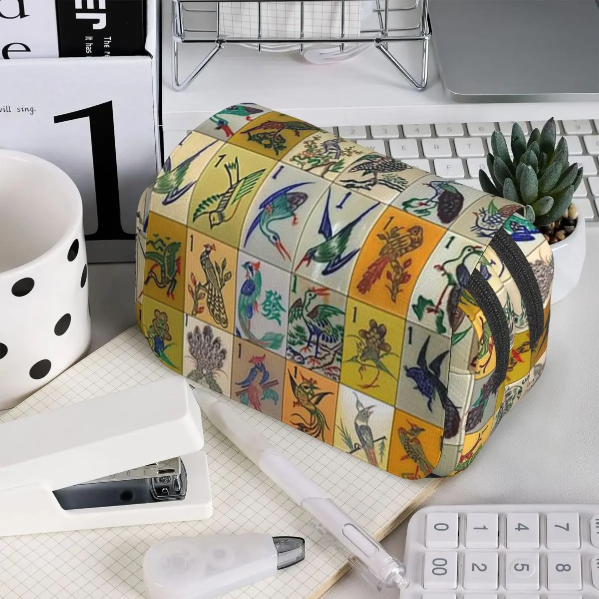 Mah Jongg Birds Mahjong Tiles Pencil Case for Students Gifts Pen Box Pencil Bag Stationery Supplies Pen Holder Bag
Mah Jongg Birds Mahjong Tiles Pencil Case for Students Gifts Pen Box Pencil Bag Stationery Supplies Pen Holder Bag