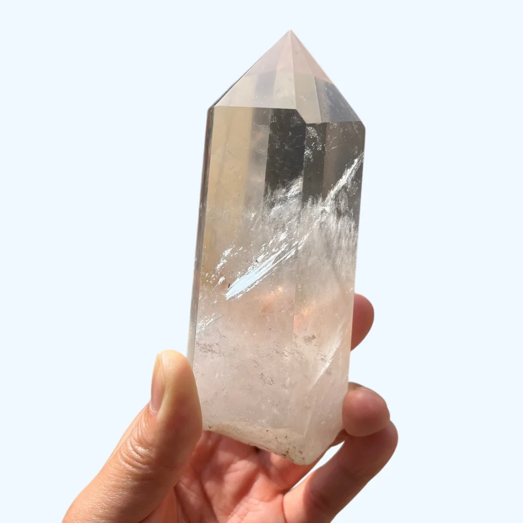 Clear Quartz Crystal Point Natural Healing Wand Tower with Raw Base for Energy Meditation Decoration
Clear Quartz Crystal Point Natural Healing Wand Tower with Raw Base for Energy Meditation Decoration