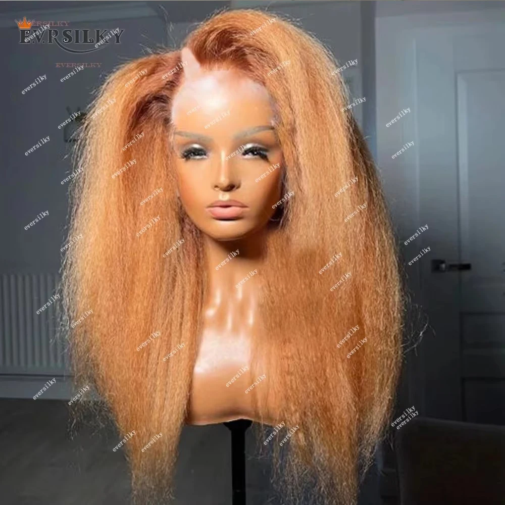 Ombre Honey Blonde Kinky Straight V Part Wigs Unprocessed 100% Human Hair Brown Yaki Straight U Shape Wig Full End 250%Density
Ombre Honey Blonde Kinky Straight V Part Wigs Unprocessed 100% Human Hair Brown Yaki Straight U Shape Wig Full End 250%Density