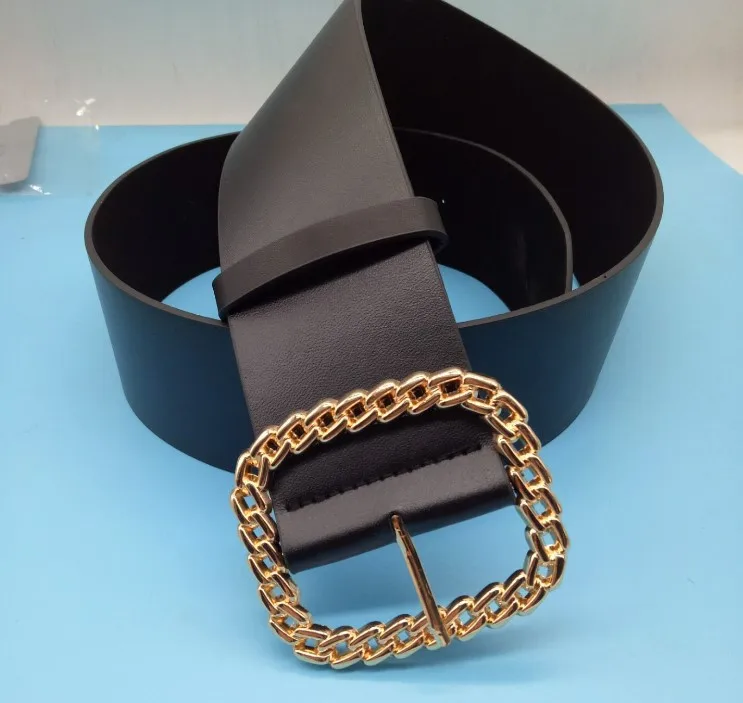 Women corset Leather Belt Luxury Brand Designer Wide Cummerbund Retro Square Metal Buckle Waist Belts wide Dress Party Belt
Women corset Leather Belt Luxury Brand Designer Wide Cummerbund Retro Square Metal Buckle Waist Belts wide Dress Party Belt