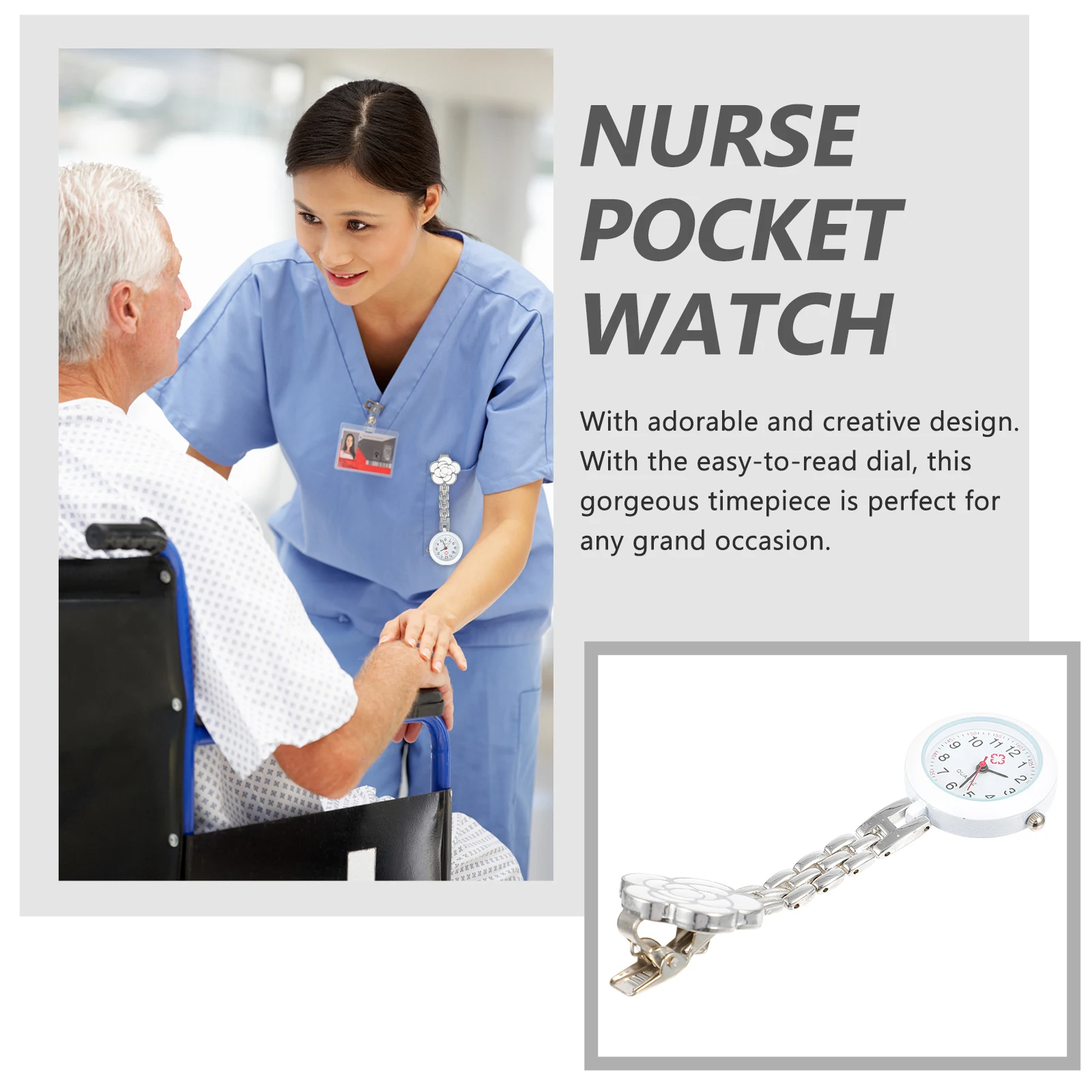 Cartoon Pocket Watch Nurse Watches Quartz Movement Hanging Student Watch Adorable Chest Clip Girls Timepiece Strong Chain Long
Cartoon Pocket Watch Nurse Watches Quartz Movement Hanging Student Watch Adorable Chest Clip Girls Timepiece Strong Chain Long