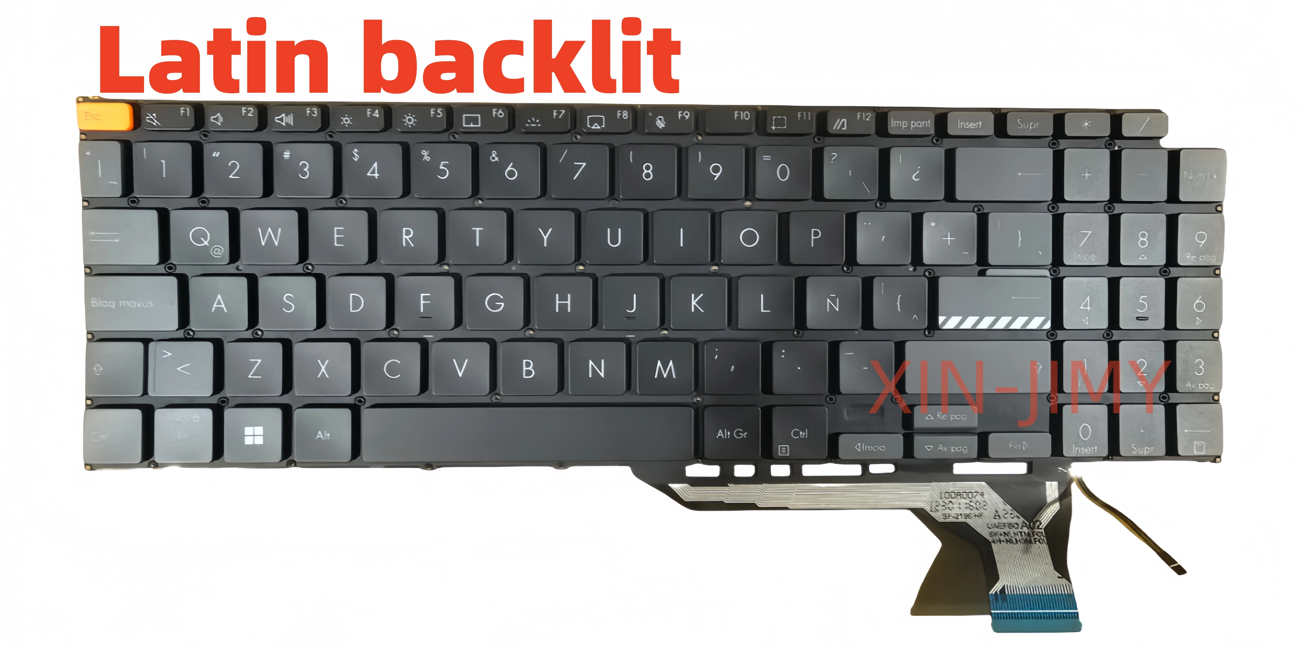 Latin black Laptop keyboard For Asus K6502/K6602 9Z.NLHBQ.F1E with backlit
Latin black Laptop keyboard For Asus K6502/K6602 9Z.NLHBQ.F1E with backlit