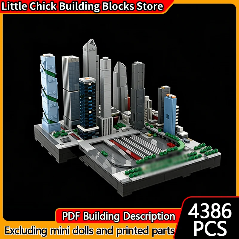 Модель City Street View MOC, строительные кирпичи, Hudson Yards, Нью-Йорк, модульная технология, детские праздничные подарки, сборные игрушки, костюм
Модель City Street View MOC, строительные кирпичи, Hudson Yards, Нью-Йорк, модульная технология, детские праздничные подарки, сборные игрушки, костюм