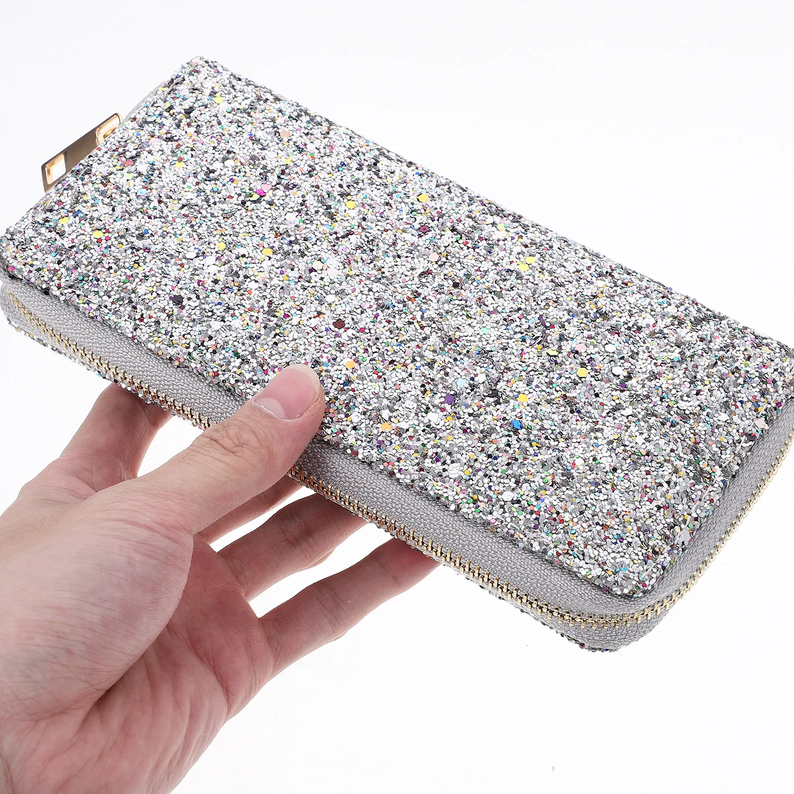 Женский кошелек с серебряными звездами и пайетками, кошелек на молнии для монет, встроенный брелок для ключей, тонкая, минималистичная, легкая, стильная вечерняя сумка для вечеринок
Женский кошелек с серебряными звездами и пайетками, кошелек на молнии для монет, встроенный брелок для ключей, тонкая, минималистичная, легкая, стильная вечерняя сумка для вечеринок