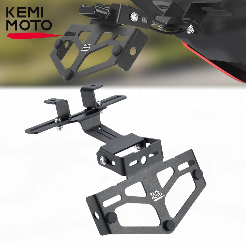 Motorcycle License Plate Bracket Universal Motorcycle Number Plate Holder with LED Light Rear License Plate Mount Accessories
Motorcycle License Plate Bracket Universal Motorcycle Number Plate Holder with LED Light Rear License Plate Mount Accessories