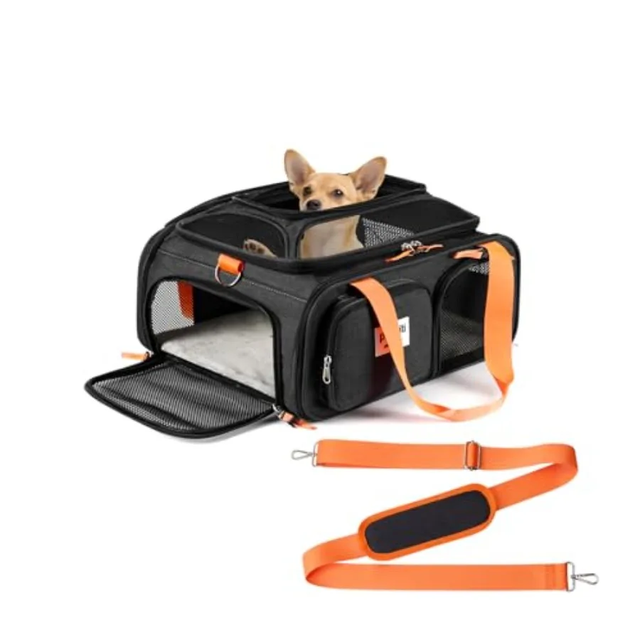 17x13x8 Frontier Allegiant Breeze Airlines Approved top Expandable pet Carrier for Extra-Small Dog/Small cat, Weight up to 5 lb
17x13x8 Frontier Allegiant Breeze Airlines Approved top Expandable pet Carrier for Extra-Small Dog/Small cat, Weight up to 5 lb