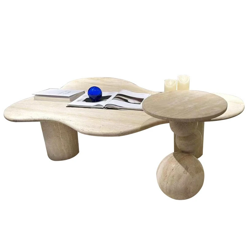 Natural marble cave stone coffee table, side table, round living room stone corner table
Natural marble cave stone coffee table, side table, round living room stone corner table