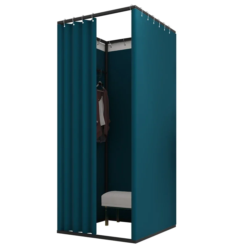 Fitting room, door curtain, clothing store, floor to floor simple changing room, track changing room, portable display rack
Fitting room, door curtain, clothing store, floor to floor simple changing room, track changing room, portable display rack