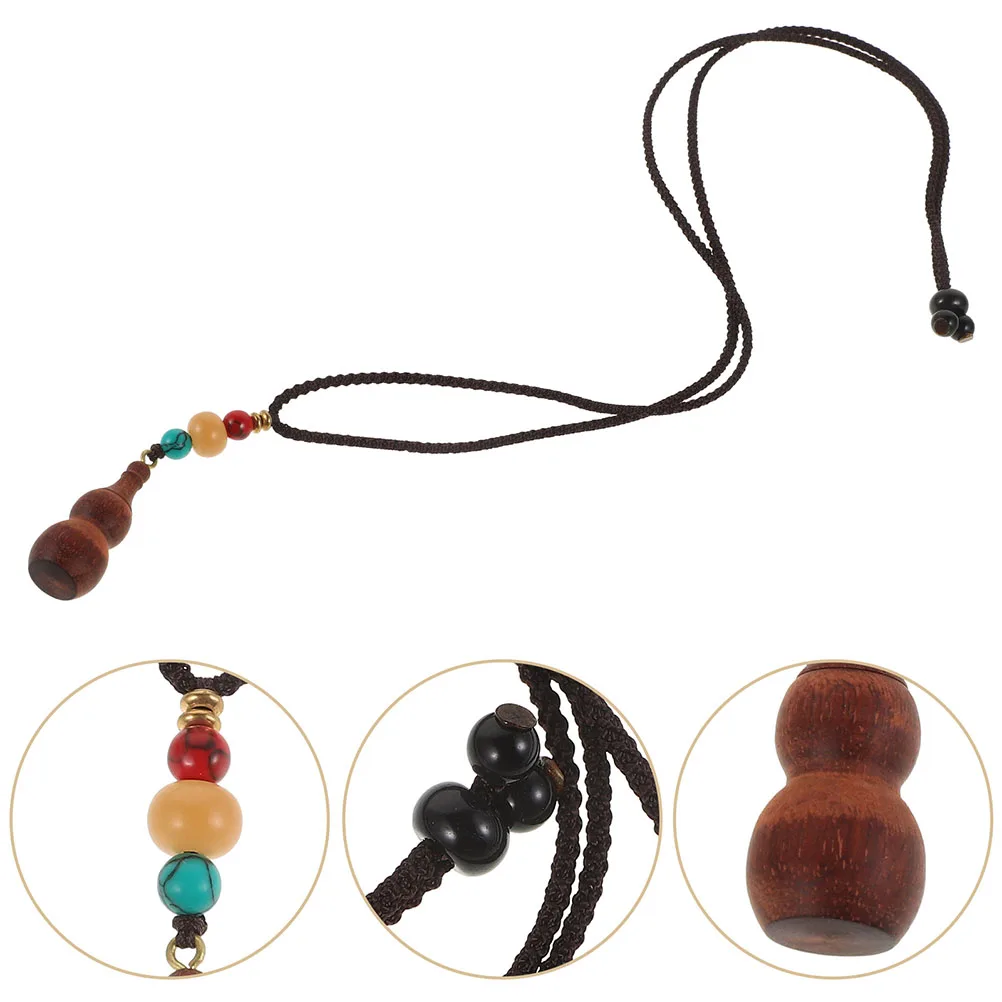 Handmade Gourd Necklace Openable Locket Pendant Ethnic Long Wooden Sweater Chain Boho Style Good Luck Charm For Women Vintage 
Handmade Gourd Necklace Openable Locket Pendant Ethnic Long Wooden Sweater Chain Boho Style Good Luck Charm For Women Vintage