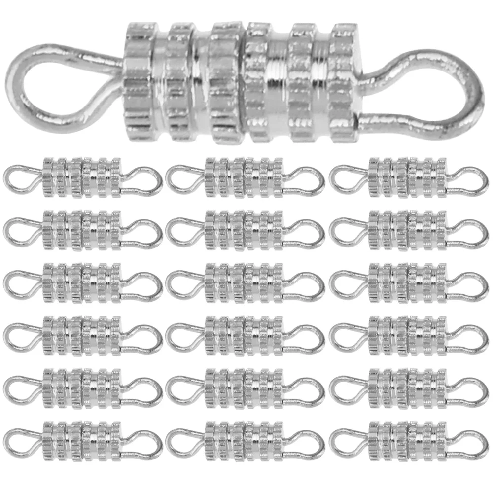 50pcs Copper Turnbuckle Clasps Durable Screw Lock Necklace Bracelet Making Supplies Repair Connector Jewelry Accessories
50pcs Copper Turnbuckle Clasps Durable Screw Lock Necklace Bracelet Making Supplies Repair Connector Jewelry Accessories