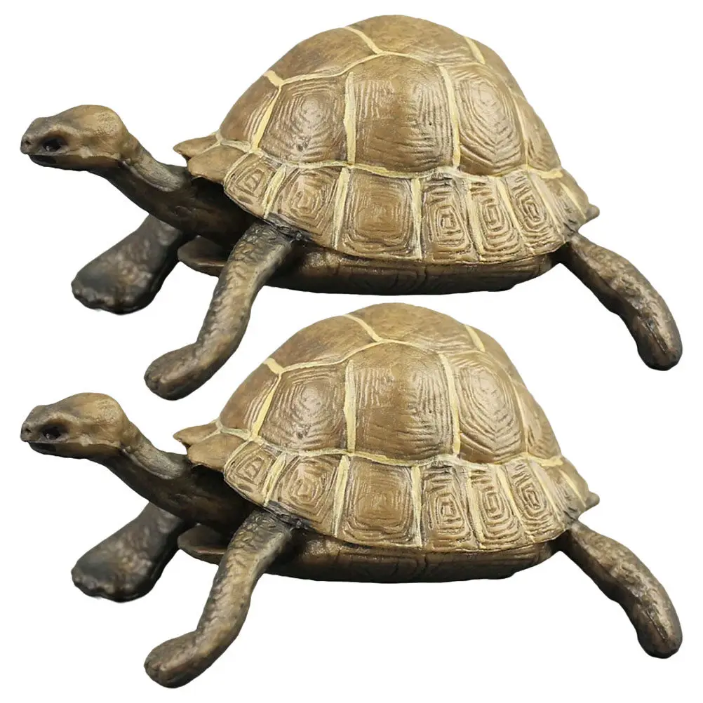 2Pcs Lifelike Plastic Tortoise Statues for Kids Learning Cognitive Development Realistic Animal Decor Educational Desktop
2Pcs Lifelike Plastic Tortoise Statues for Kids Learning Cognitive Development Realistic Animal Decor Educational Desktop