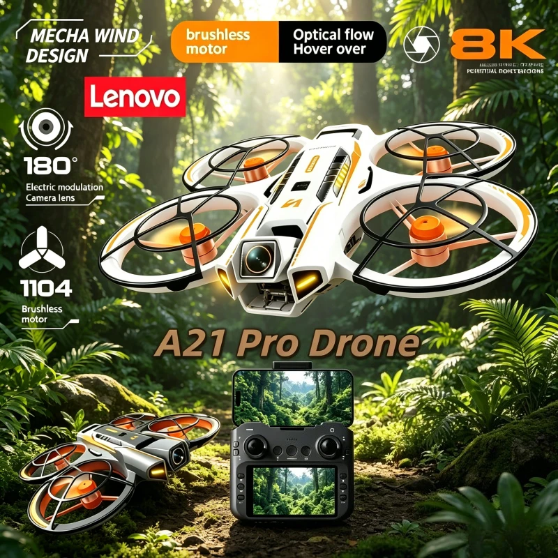 GPS 5G HD Camera, Lenovo A21 Pro Drone 4k 8K Professional Aerial Photography Remote Control Aircraft Quadcopter Toys UAV.
GPS 5G HD Camera, Lenovo A21 Pro Drone 4k 8K Professional Aerial Photography Remote Control Aircraft Quadcopter Toys UAV.