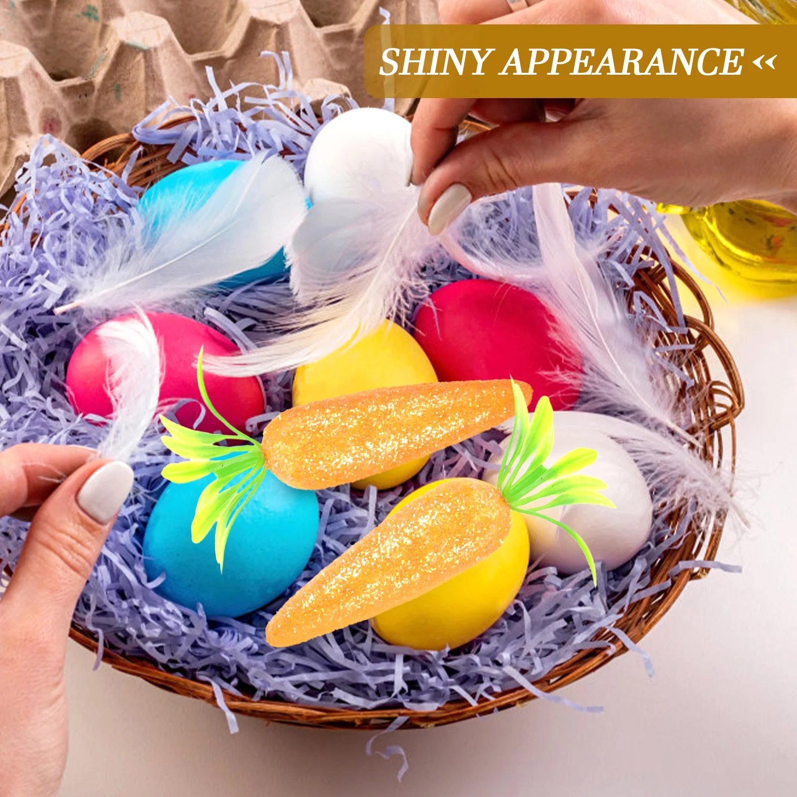 20Pcs Easter Carrot Decorations Glitter Fake Carrots for Home Party Display Props Easter Party Decor Glitter Carrot Decoration
20Pcs Easter Carrot Decorations Glitter Fake Carrots for Home Party Display Props Easter Party Decor Glitter Carrot Decoration