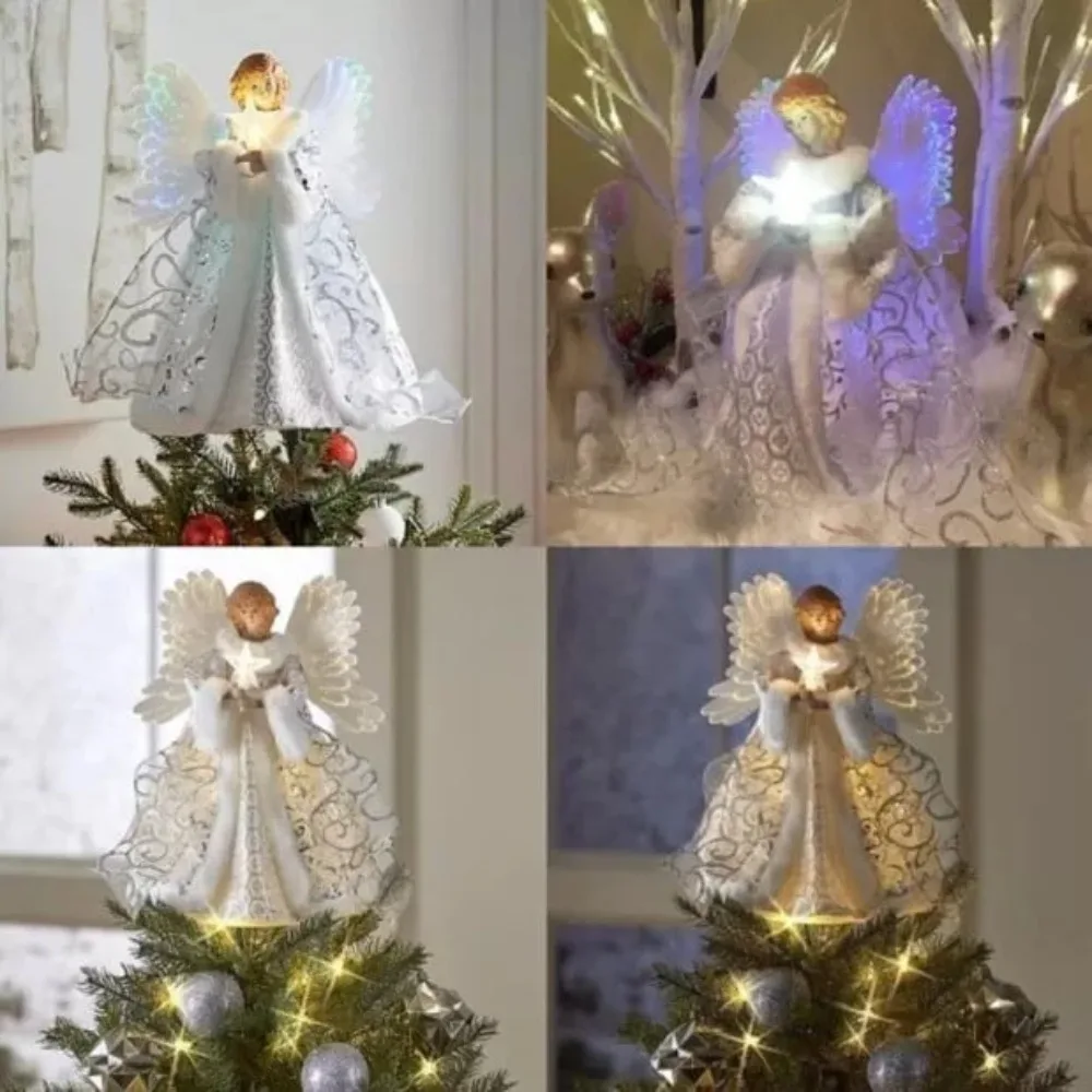 Duplex Printing Festive Xmas Tree Top Ornament Angel Fairy Angel Pendant Topper Christmas Tree
Duplex Printing Festive Xmas Tree Top Ornament Angel Fairy Angel Pendant Topper Christmas Tree