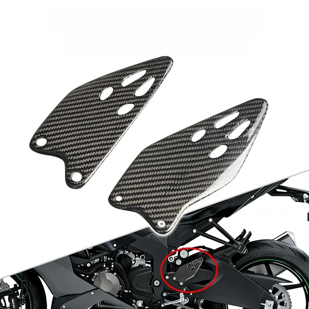 Carbon Fiber Rear Footrest Wing Heel Protector Fit For Kawasaki ZX-6R 636 2019-2025
Carbon Fiber Rear Footrest Wing Heel Protector Fit For Kawasaki ZX-6R 636 2019-2025