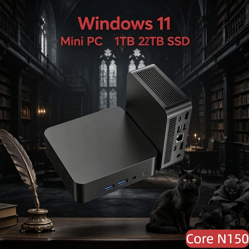 Remarkable Core N150 Windows 11 Pro Mini PC 32GB RAM 1TB/2TB SSD WiFi6 BT5.2 4K HD Office Gaming PC 3 Years Warranty
Remarkable Core N150 Windows 11 Pro Mini PC 32GB RAM 1TB/2TB SSD WiFi6 BT5.2 4K HD Office Gaming PC 3 Years Warranty