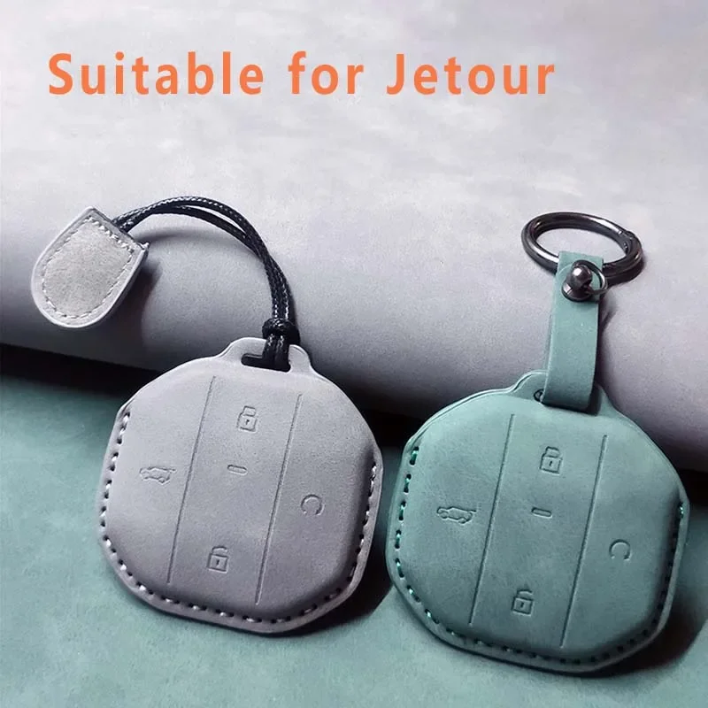Car Smart Key Case Cover For Chery Jetour T2 2026 Freer Freedom Traveller T1 Leather Keychain Shell Suede Luxury Accessories
Car Smart Key Case Cover For Chery Jetour T2 2026 Freer Freedom Traveller T1 Leather Keychain Shell Suede Luxury Accessories