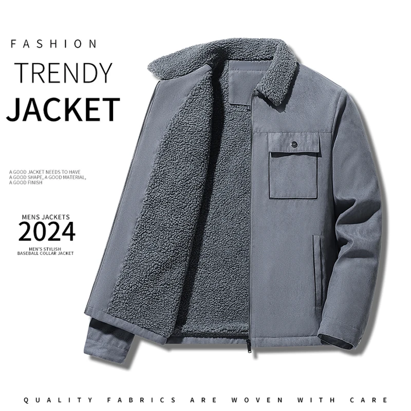 2025 Winter Men Outdoor Windbreak Fleece Thick Warm Jacket Men Lapel Solid Casual Fashion Style Jacket Coat Male Clothing Tops
2025 Winter Men Outdoor Windbreak Fleece Thick Warm Jacket Men Lapel Solid Casual Fashion Style Jacket Coat Male Clothing Tops