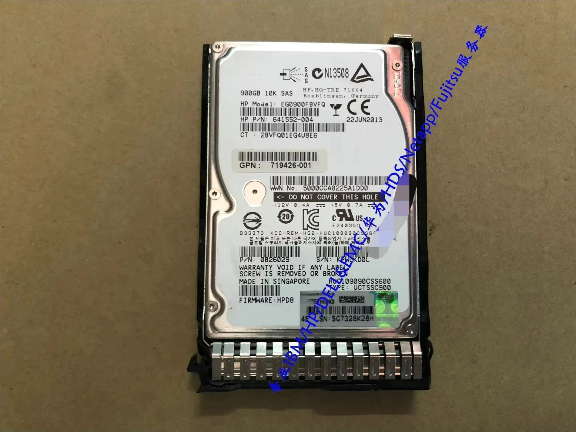 Used For HP 719429-001 900G 10K SAS 2.5 719424-B21 Hard Drive
Used For HP 719429-001 900G 10K SAS 2.5 719424-B21 Hard Drive