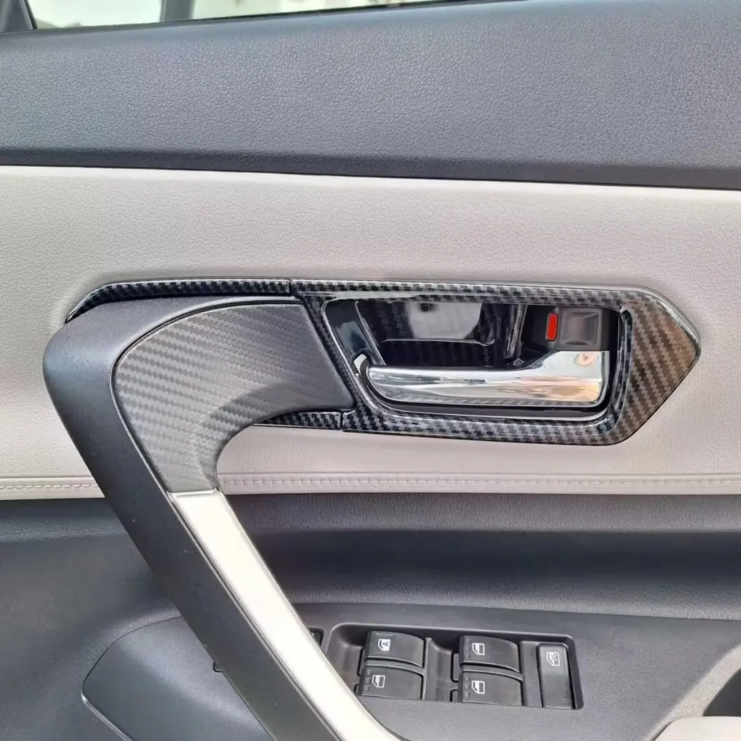 Аксессуары для Toyota Veloz 2022-2025 гг., внутренняя дверная ручка, ободок, накладки, наклейки с эффектом углеродного волокна
Аксессуары для Toyota Veloz 2022-2025 гг., внутренняя дверная ручка, ободок, накладки, наклейки с эффектом углеродного волокна