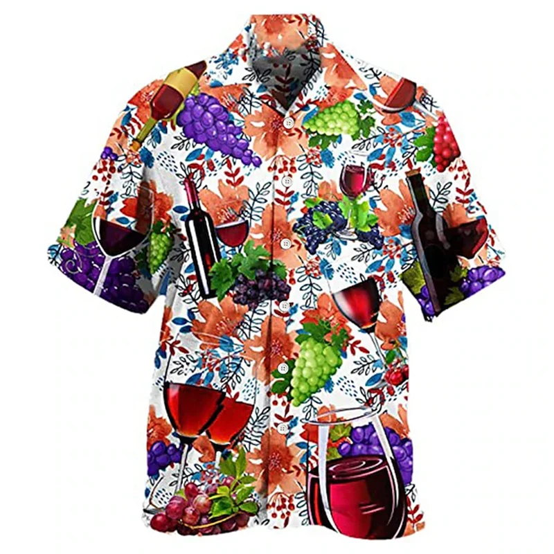 Party Shirts Men Women Fashion Hawaiian Shirts Casual Beach Blouse Men's Clothing Mens Vocation Lapel Shirts Red Wine Pattern
Party Shirts Men Women Fashion Hawaiian Shirts Casual Beach Blouse Men's Clothing Mens Vocation Lapel Shirts Red Wine Pattern