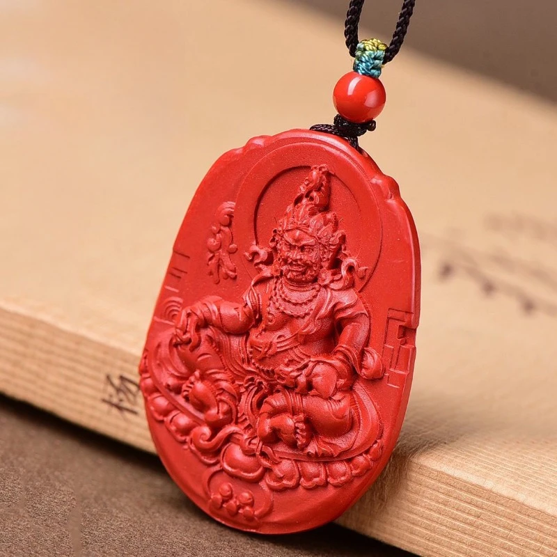 Vermilion Sand Yellow God of Wealth Pendant Women's Boutique Red Sand God of Wealth Chinese Red Necklace
Vermilion Sand Yellow God of Wealth Pendant Women's Boutique Red Sand God of Wealth Chinese Red Necklace