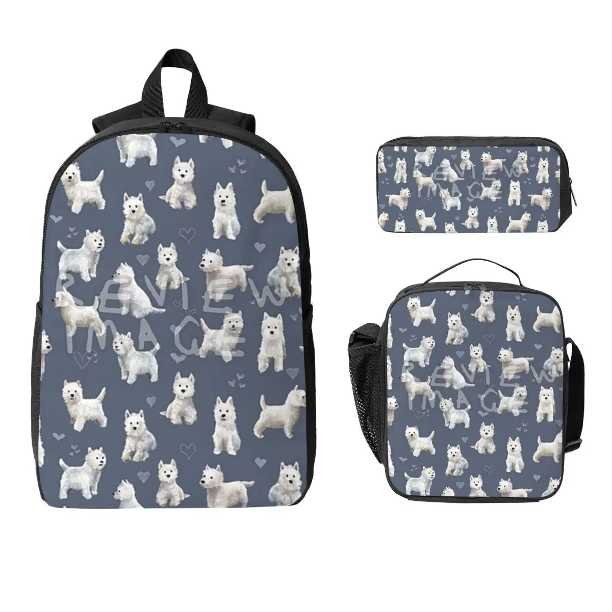 The West Highland Terrier BLU Backpack Boys Girls BookBag School Bag Computer Shoulder Bags 3ps Insulated Lunch Bag Pencil Case
The West Highland Terrier BLU Backpack Boys Girls BookBag School Bag Computer Shoulder Bags 3ps Insulated Lunch Bag Pencil Case