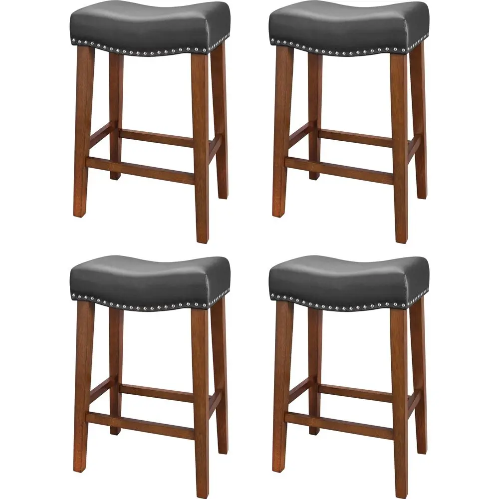 Counter Height Bar Stools Set of 426 Inch Backless Saddle Barstools with 4.3 Thick Upholstered, Nailhead Trim Faux Leather amp
Counter Height Bar Stools Set of 426 Inch Backless Saddle Barstools with 4.3 Thick Upholstered, Nailhead Trim Faux Leather amp