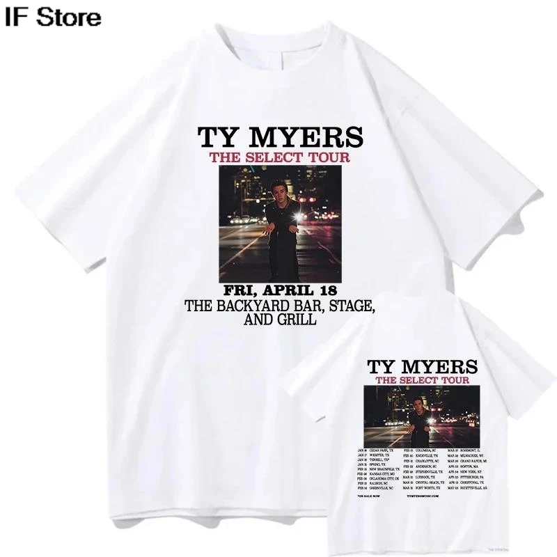 Футболка Ty Myers The Select с гитарой, летние топы, рубашки для фанатов, мужские рубашки с графикой унисекс, 100% хлопок, эстетичная модная уличная одежда
Футболка Ty Myers The Select с гитарой, летние топы, рубашки для фанатов, мужские рубашки с графикой унисекс, 100% хлопок, эстетичная модная уличная одежда