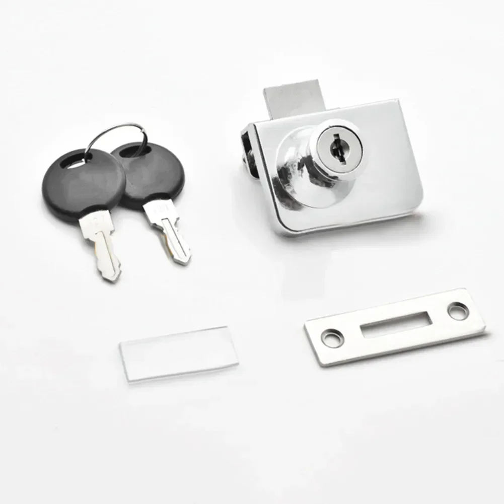 Metal Showcase Display Cabinet Sliding Glass Door Lock With 2 Keys For 5-8mm Sliding Glass Door Anti-Theft Furniture Fittings
Metal Showcase Display Cabinet Sliding Glass Door Lock With 2 Keys For 5-8mm Sliding Glass Door Anti-Theft Furniture Fittings