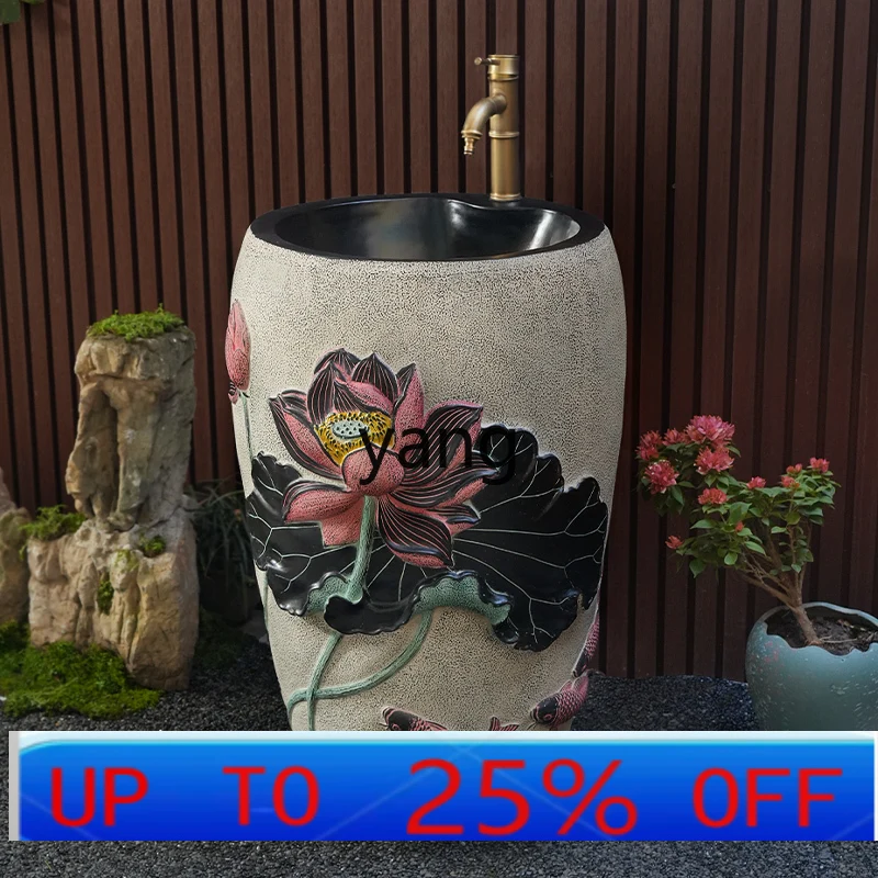 LTT floor column basin outdoor garden balcony pool basin integrated mop pool sink
LTT floor column basin outdoor garden balcony pool basin integrated mop pool sink