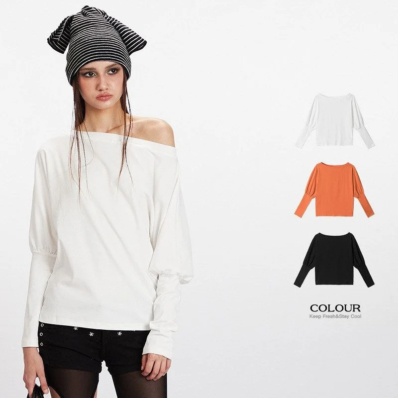 HeyHenry American Sle Long Sve женская футболка с оulder Bared Spicy Girl Design свободного кроя из смеси хлопка Lantern Sve
HeyHenry American Sle Long Sve женская футболка с оulder Bared Spicy Girl Design свободного кроя из смеси хлопка Lantern Sve