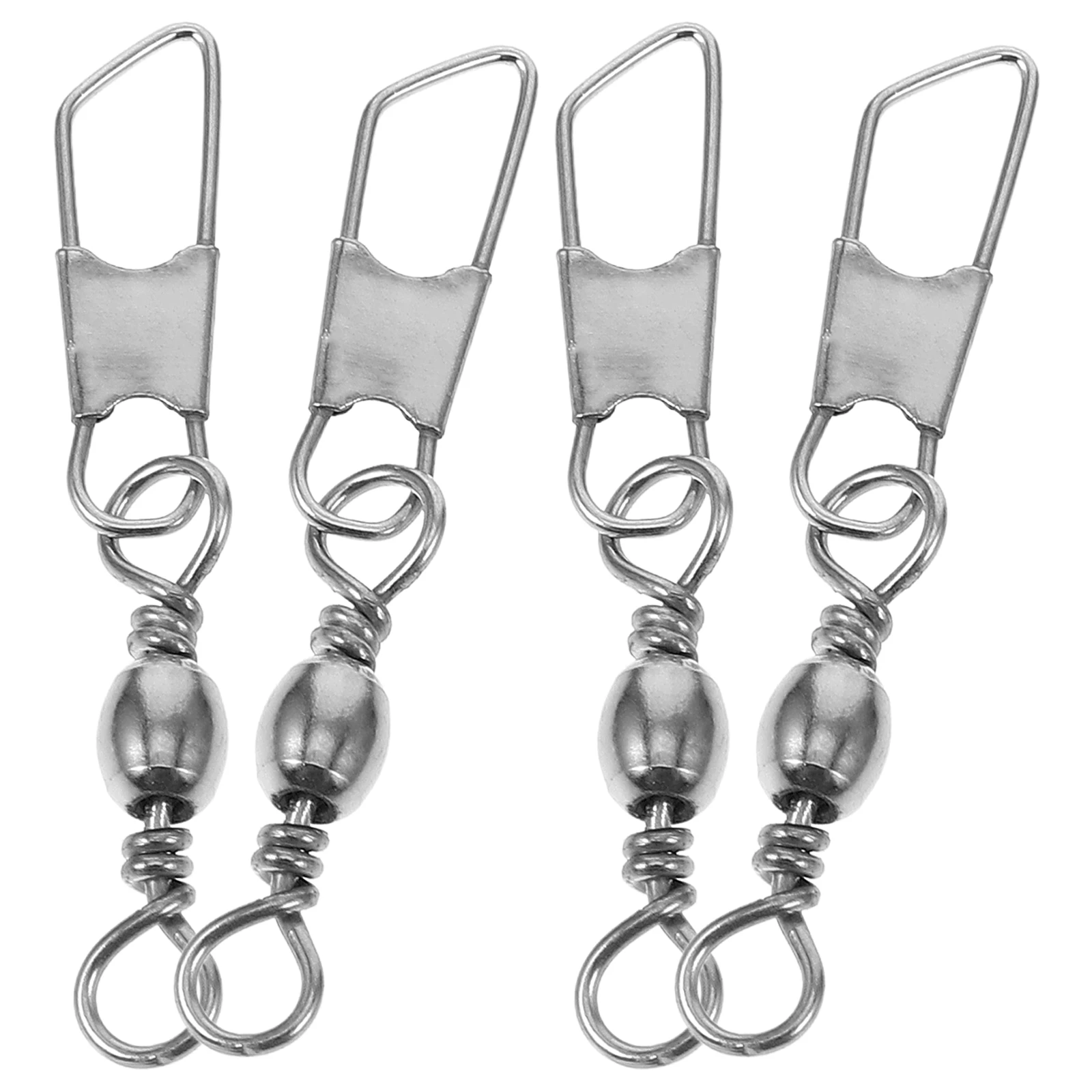 100pcs Fishing Connector Stainless Steel Swivel Durable Rolling Snap Hook Line Tackle Accessories Fishing Tools
100pcs Fishing Connector Stainless Steel Swivel Durable Rolling Snap Hook Line Tackle Accessories Fishing Tools