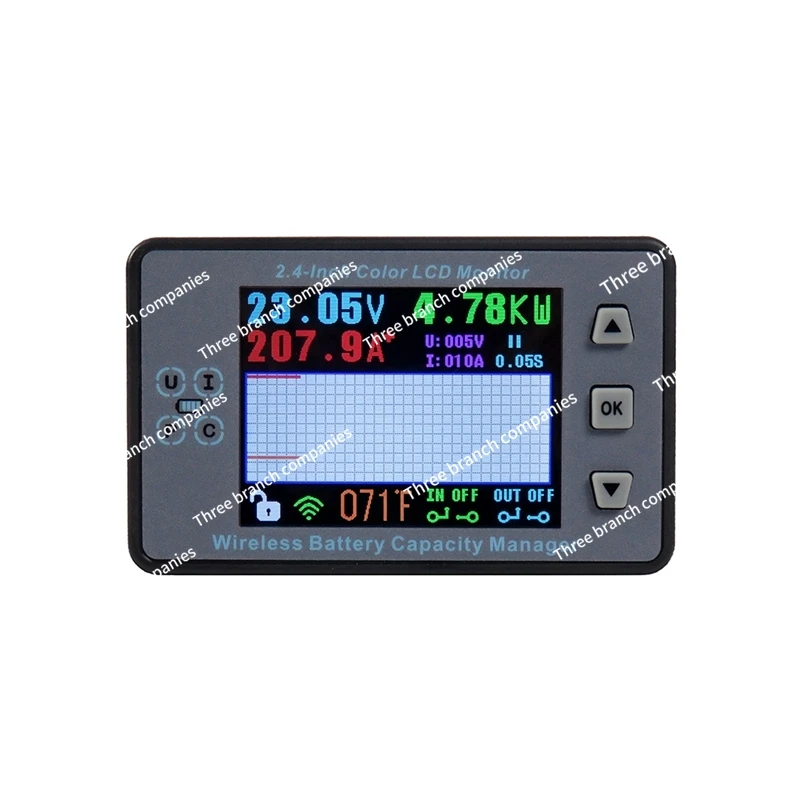 Vac8810f 4,3-дюймовый цветной экран беспроводной аккумулятор напряжение тока температура Таблица емкости RV Электрический автомобильный кулометр
Vac8810f 4,3-дюймовый цветной экран беспроводной аккумулятор напряжение тока температура Таблица емкости RV Электрический автомобильный кулометр
