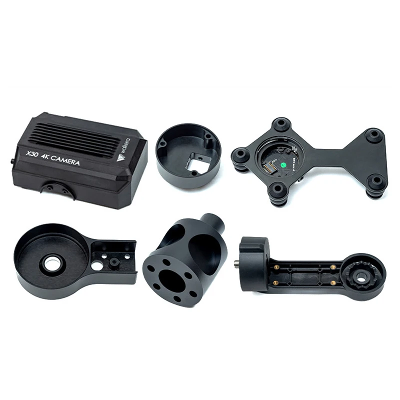 Aluminum Alloy Drone Gimbal Camera Accessories CNC Machined Customizable Equipment Shell for Drones
Aluminum Alloy Drone Gimbal Camera Accessories CNC Machined Customizable Equipment Shell for Drones